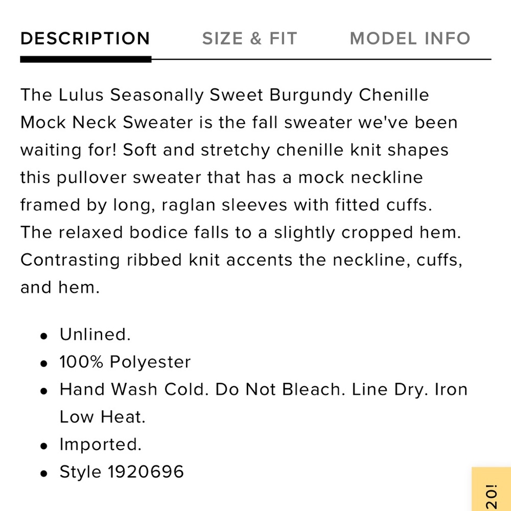 Lulu’s | Sweater - Picture 7 of 7